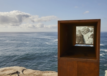 UNSW Built Environment graduate Joel Adler's work Viewfinder is featured in this year's Sculpture by the Sea.