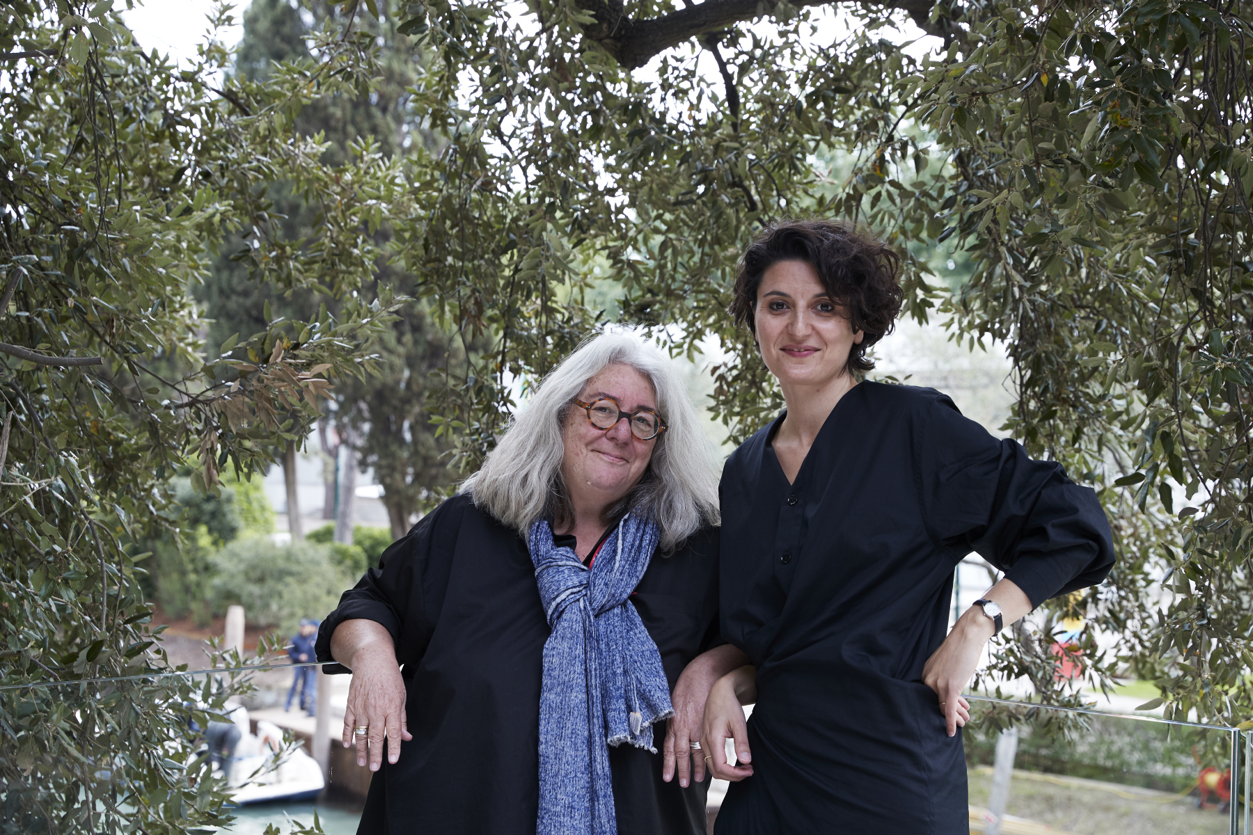  Angelica Mesiti and curator Juliana Engberg. Photo Zan Wimberley