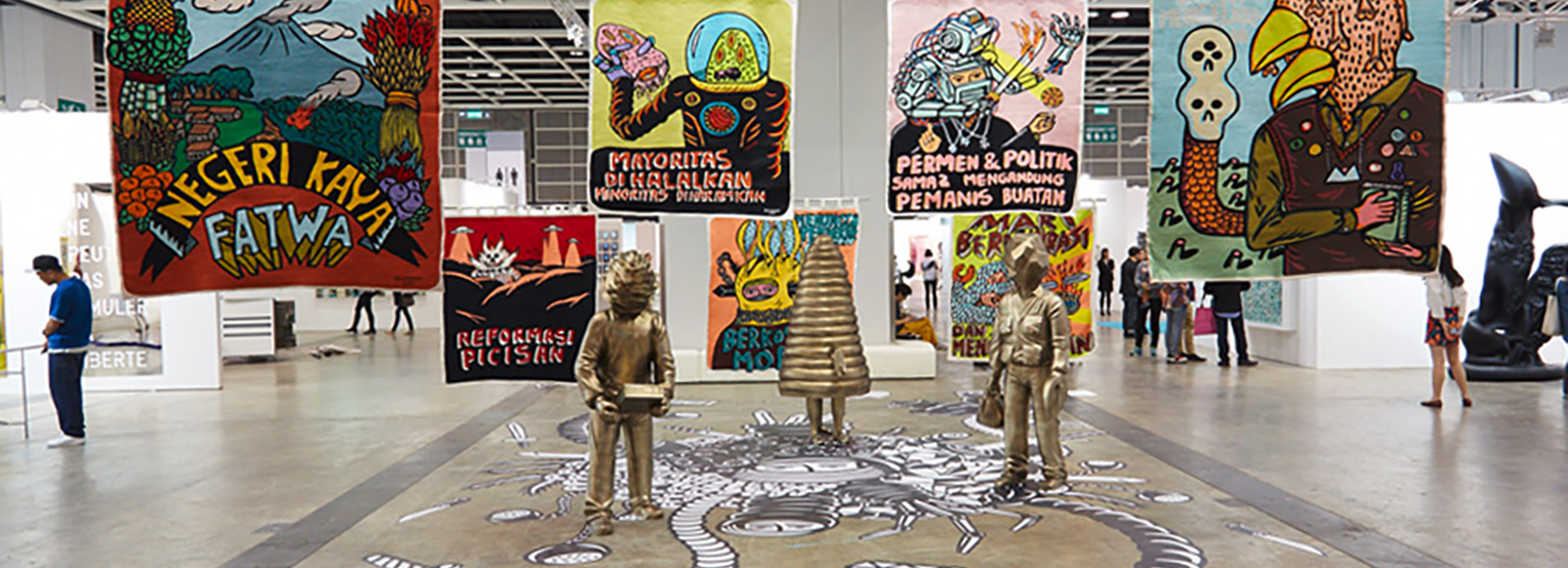 Eko Nugroho, Lot Lost, 2015 in Encounters at Art Basel Hong Kong 2016