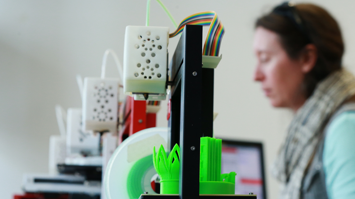 UNSW Art & Design 3D printers. Photo by Britta Campion